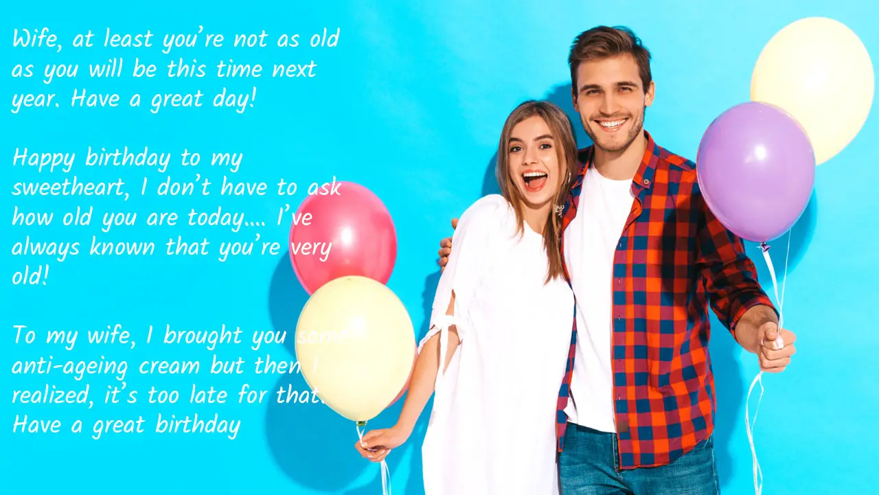 best Birthday Quotes For Wife Funny