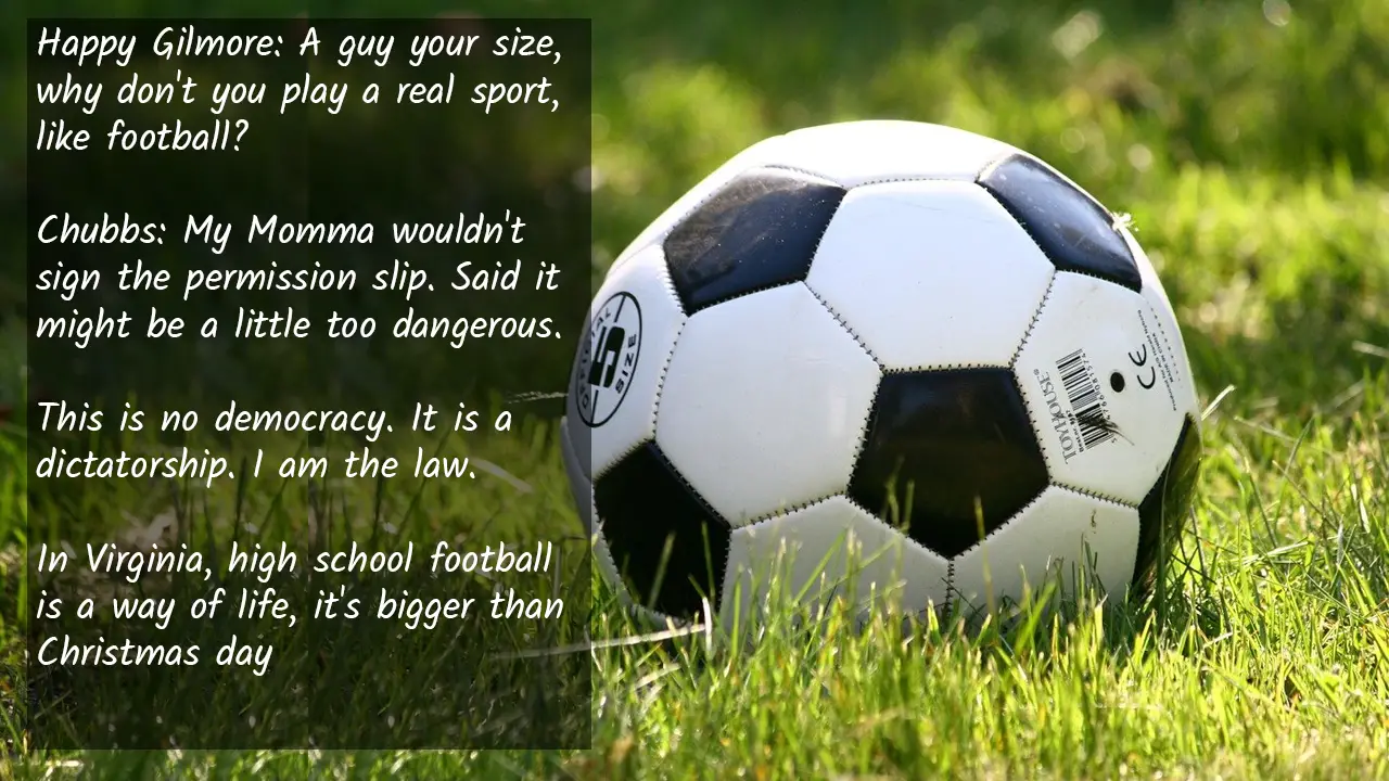 Funny Football Quotes From Movies