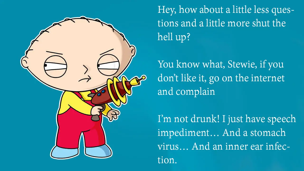 stewie griffin quotes to brian