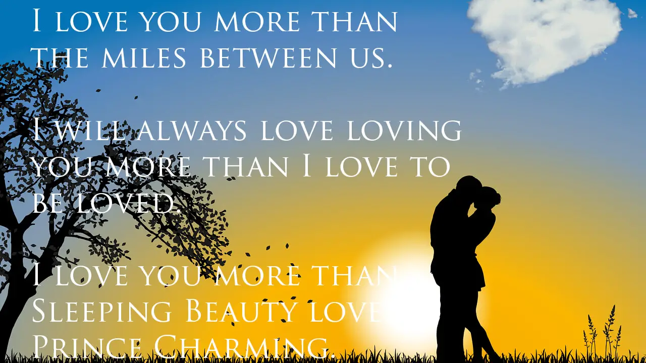 I love you more than myself quotes