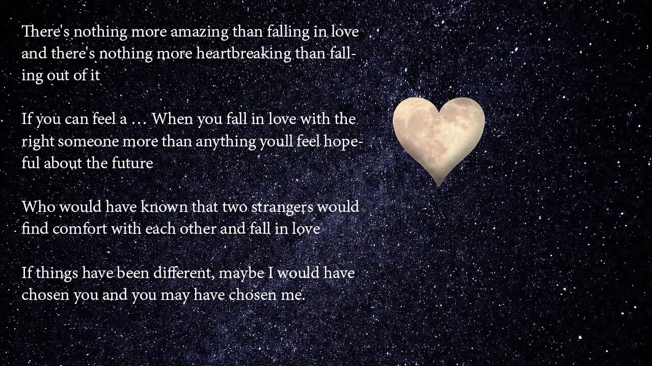 Quotes about falling in love with someone you never expected