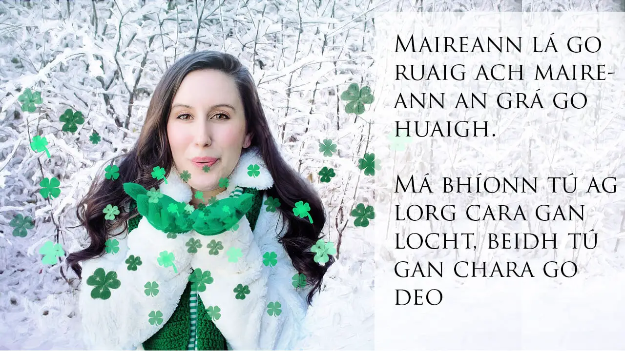 best Irish love quotes in Gaelic