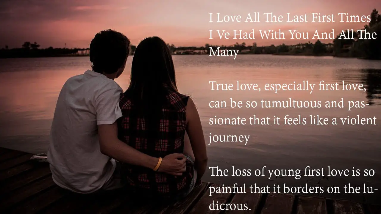 first love quotes