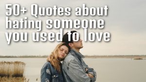50+ Quotes about hating someone you used to love