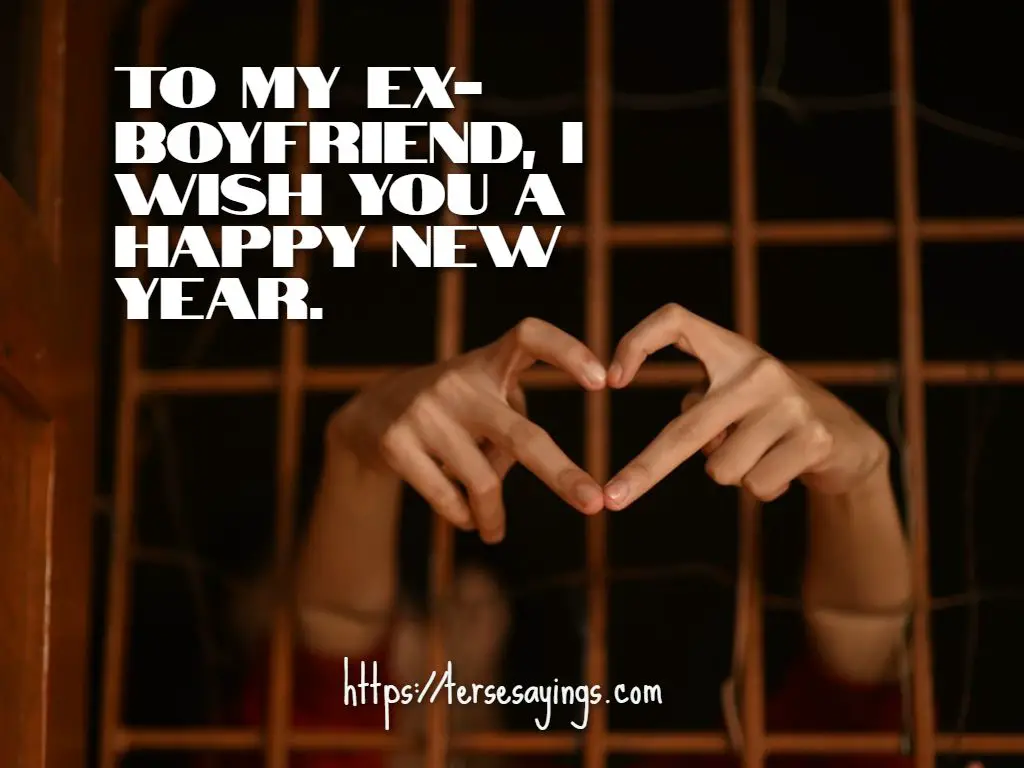 Happy New Year Messages for Ex-Boyfriend 2023