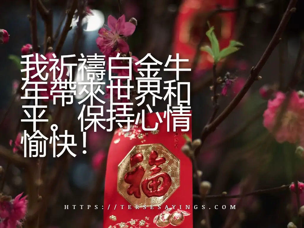 New year Quotes Chinese