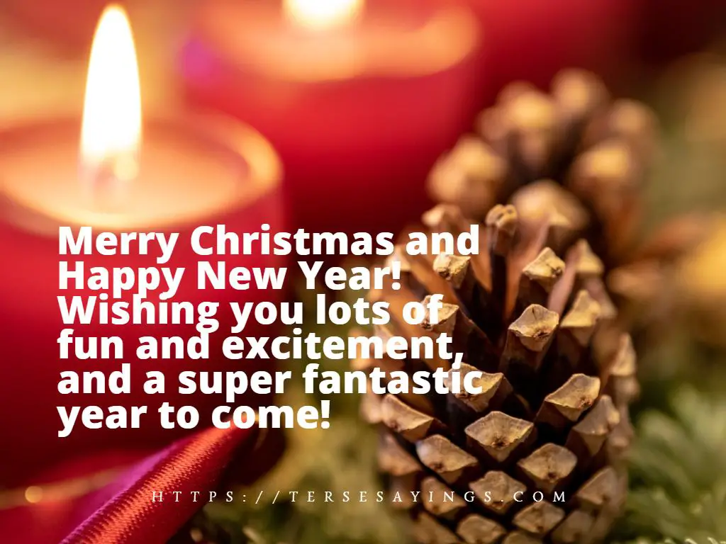 New Year Wishes and Christmas