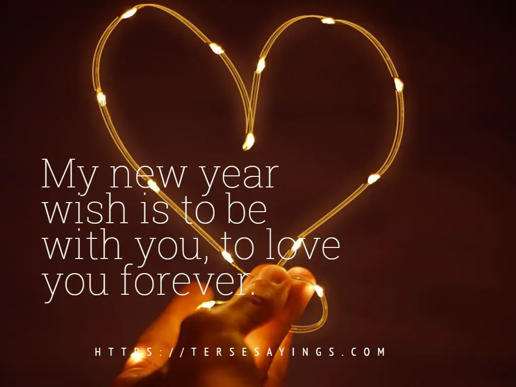 Happy New Year Wishes for My Love