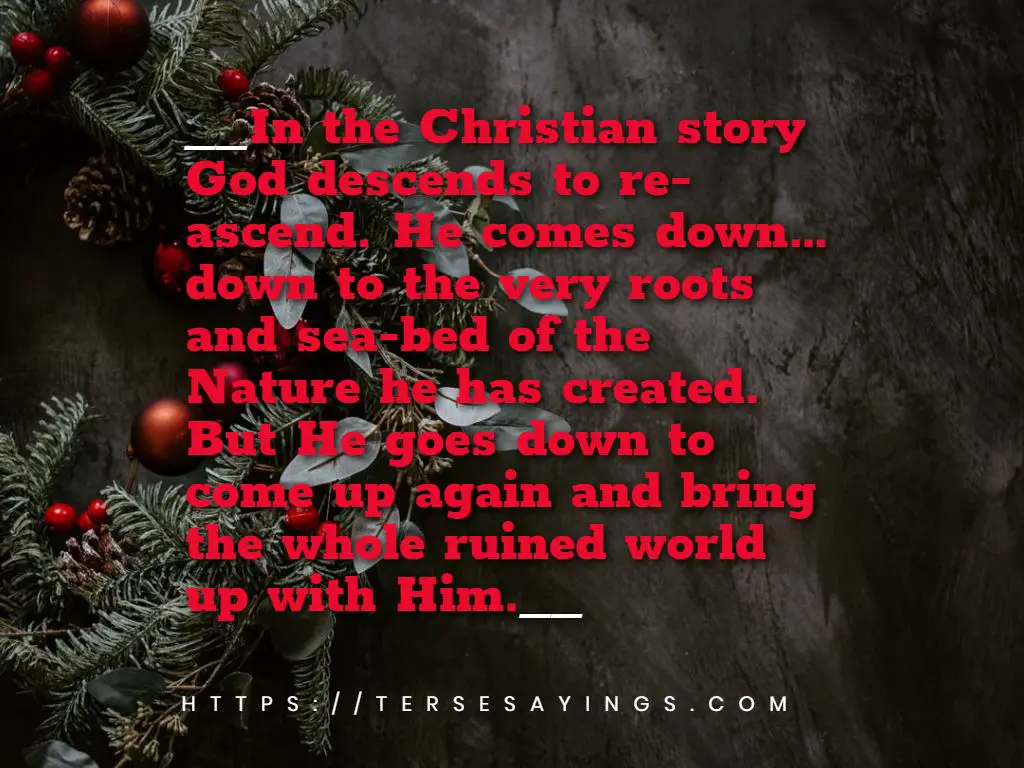 Christmas quotes by CS Lewis