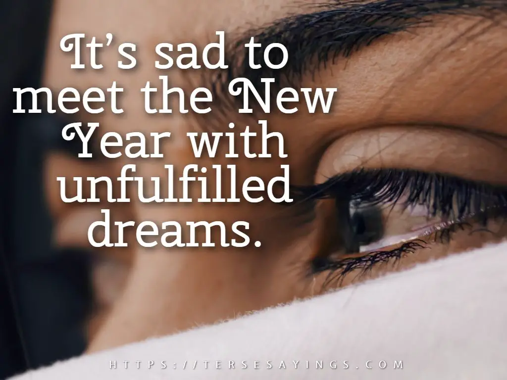 New Year Quotes Sad