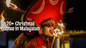 20+ Christmas Quotes in Malayalam