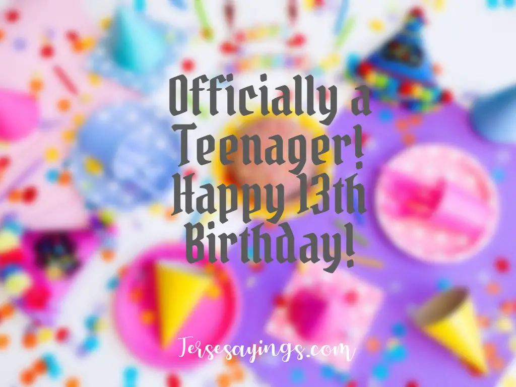 Funny 13th Birthday Quotes
