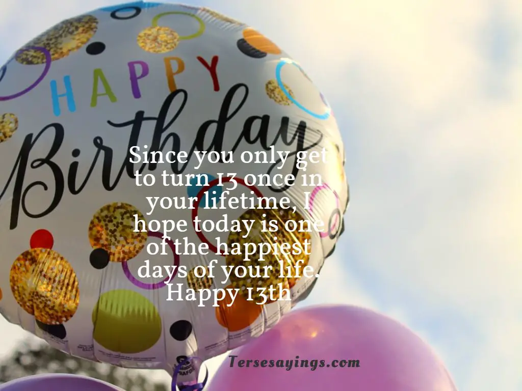13-Year-Old Birthday Quotes
