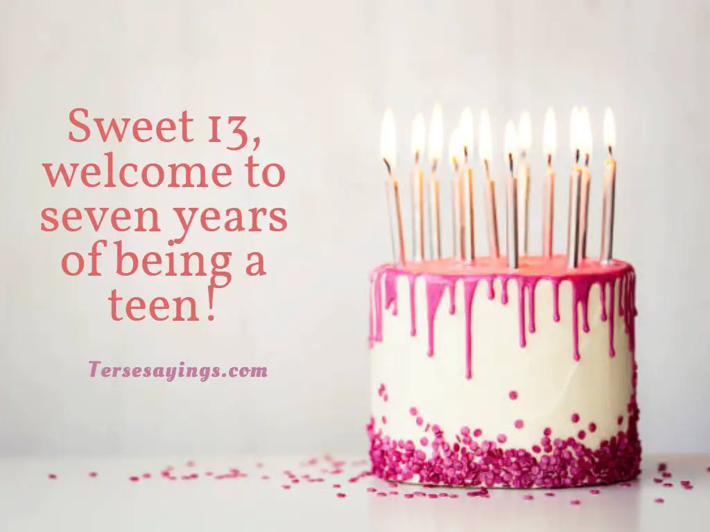 Funny Turning 13th Quotes 