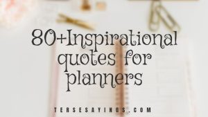 80+Inspirational quotes for planners