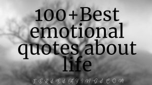 100+ Best emotional quotes about life