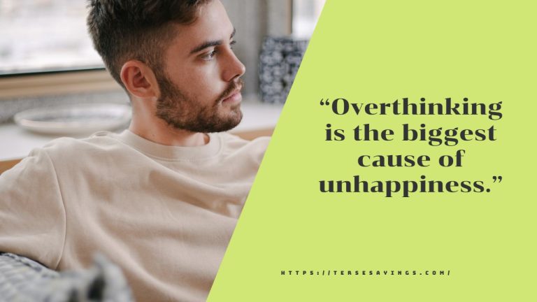 100+ Overthinking Quotes on Recovering Mental Control