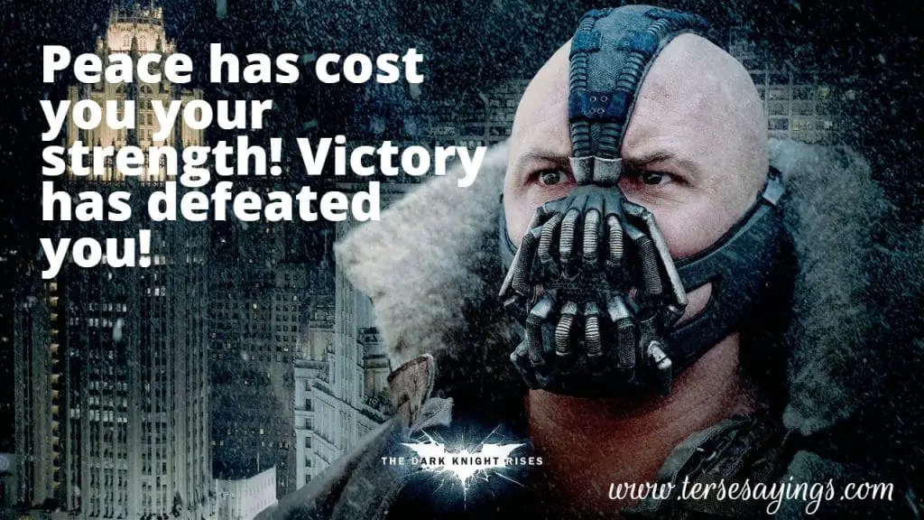 Best 70 + Inspirational, Motivational and Funny Bane Quotes Bane Quotes, Motivational