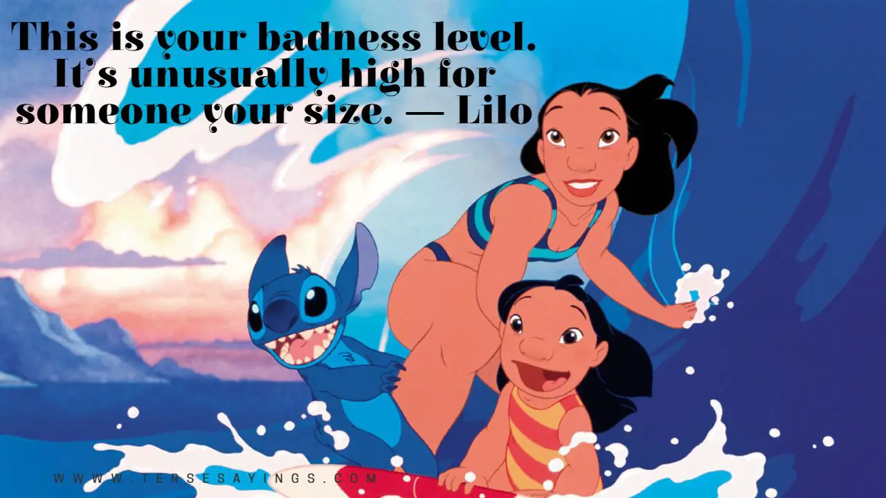 Funny Lilo and Stitch quotes and sayings