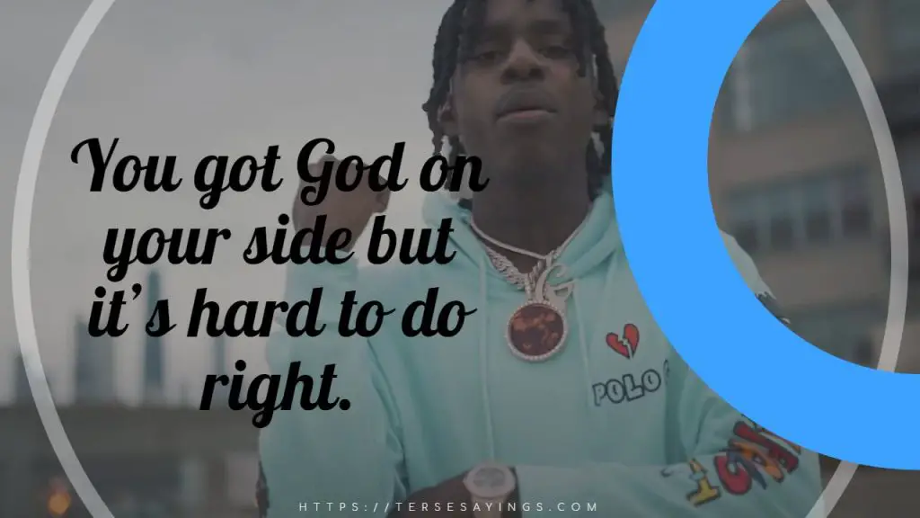 Best 100 + polo g quotes on life & his passion