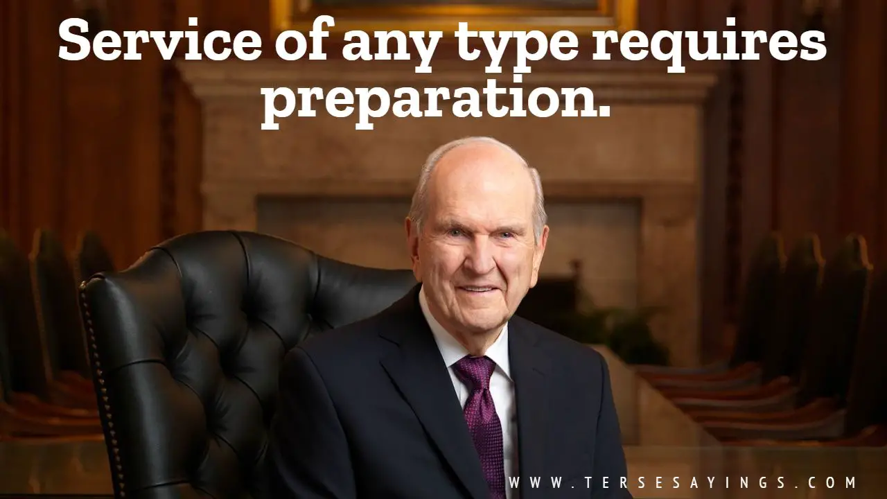 President Nelson Quotes in the Coming Days