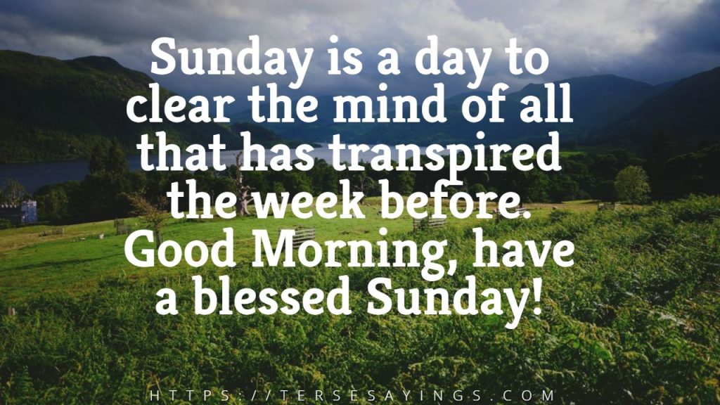 Best 70 + Sunday Blessings Quotes Make Your Day Beautiful