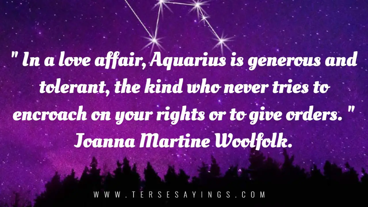 Aquarius Quotes Love