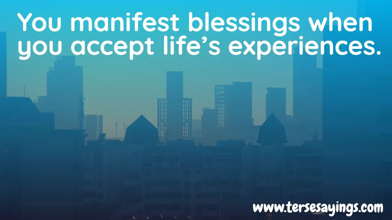 Blessing Manifesting Quotes
