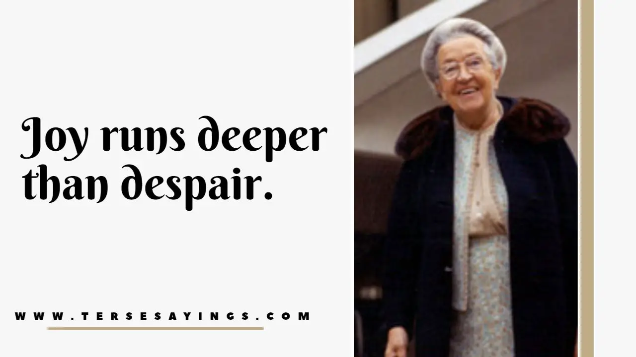 Corrie Ten Boom Quotes on Values and Morality