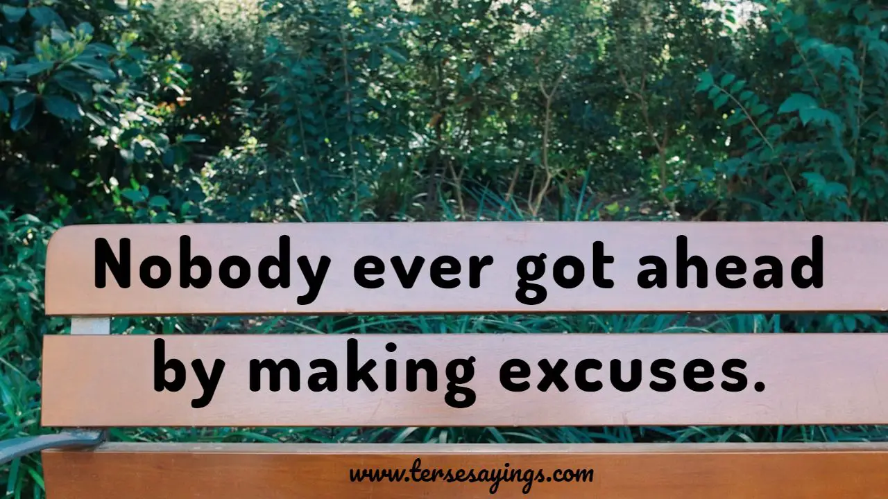 Excuses Quotes Are Tools of Incompetence