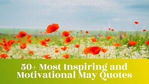50+ Most Inspiring and Motivational May Quotes
