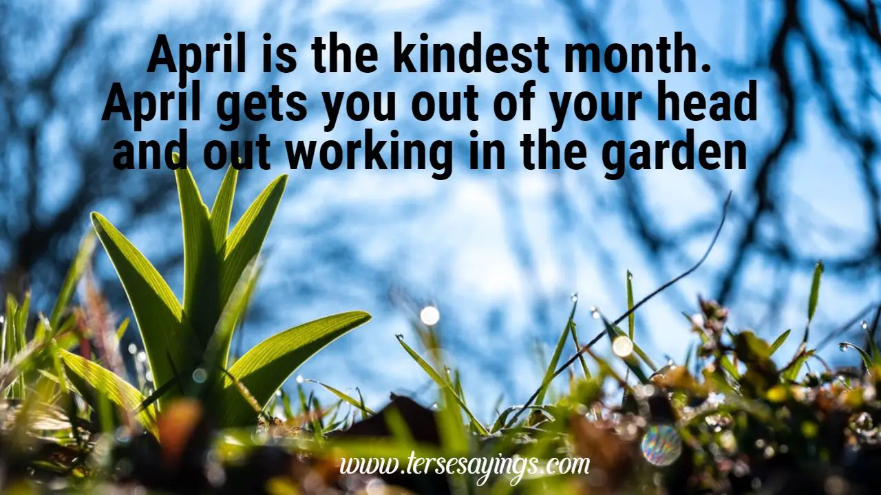 Inspirational April Quotes