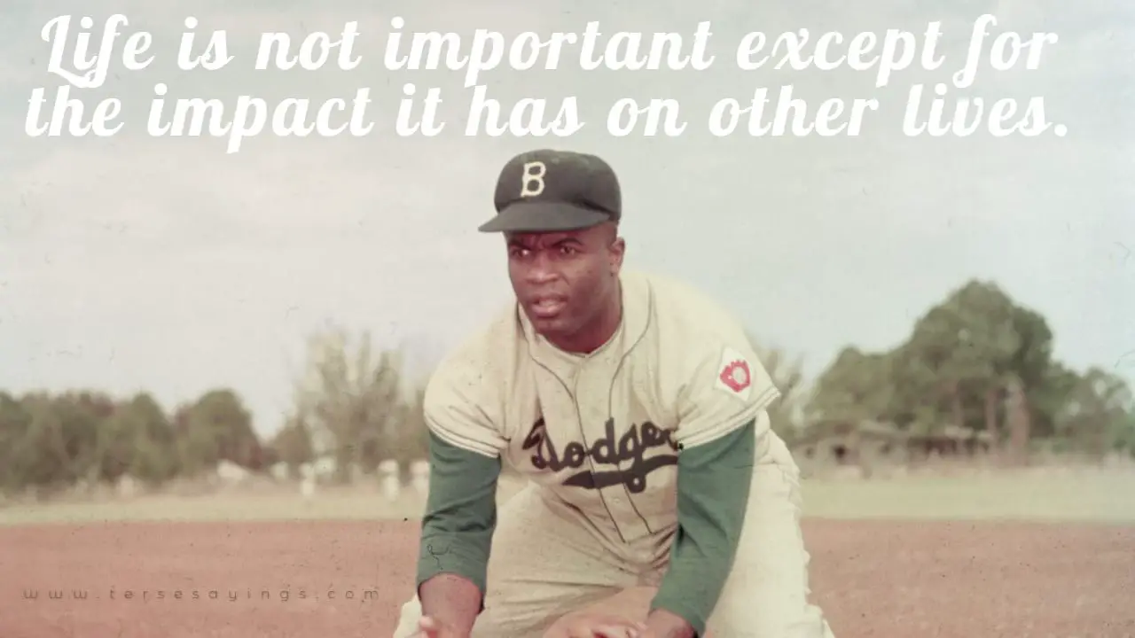 Jackie Robinson Quotes About Never Giving Up