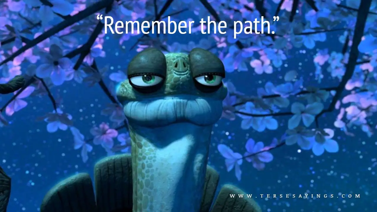 Master Oogway Quotes Present