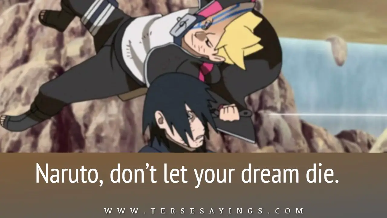 Sasuke Dream Life Quotes