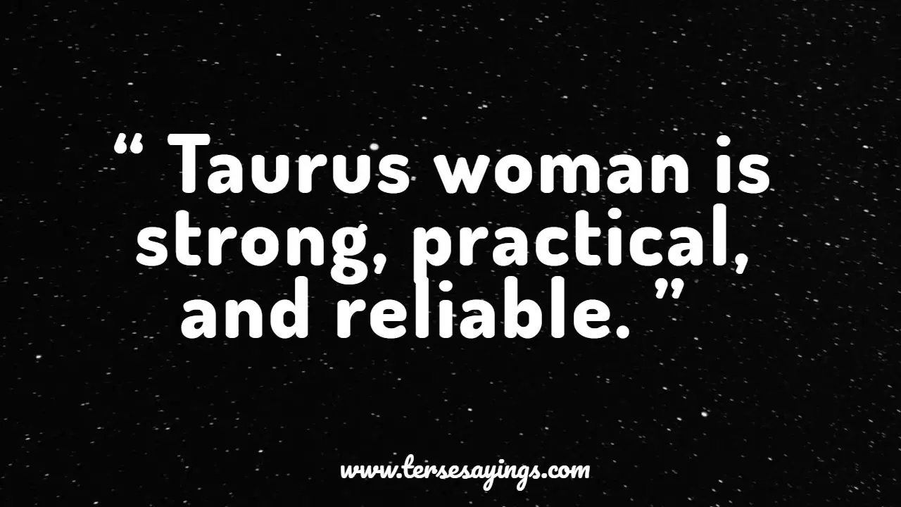 Taurus Quotes Female
