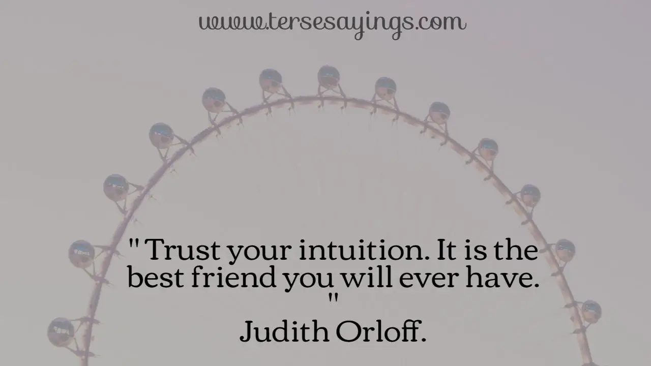 Trusting Your Intuition Quotes