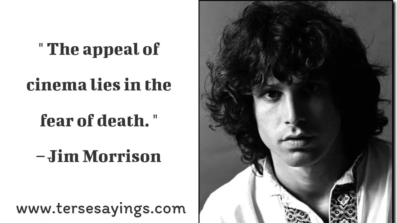 Jim Morrison Quotes Fear
