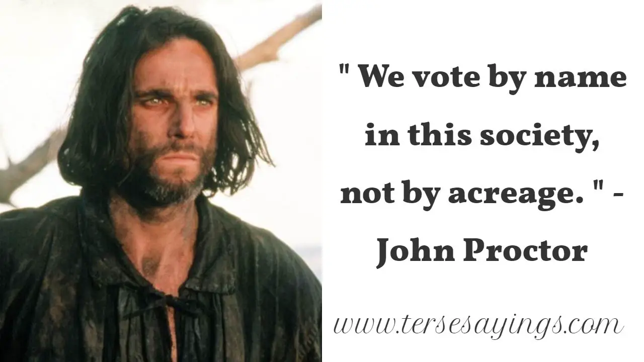 John Proctor Quotes Act