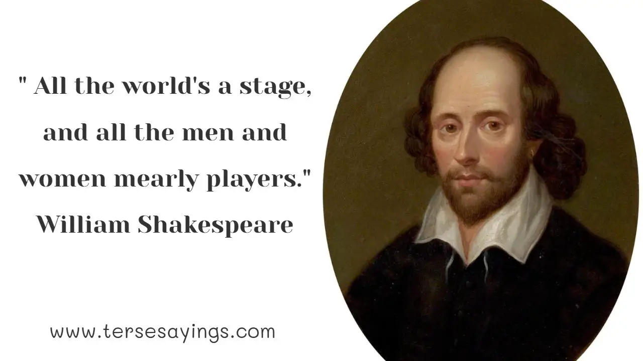 Life Is a Drama Quotes Shakespeare