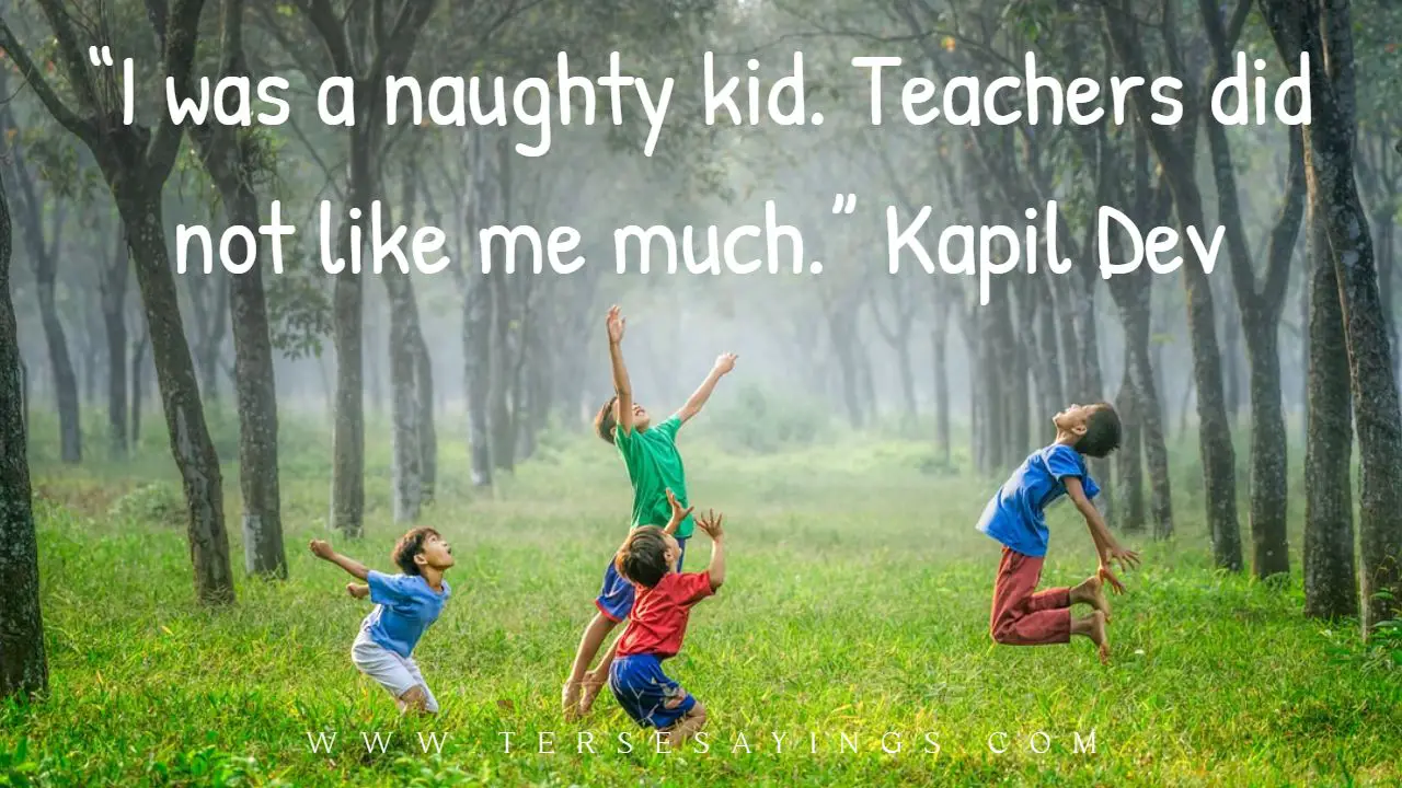 Naughty Quotes about Misbehaving Children