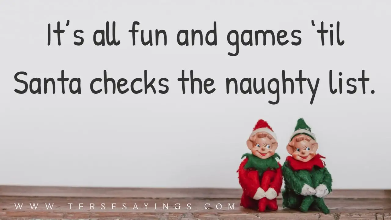 Nice and Naughty Quotes For Christmas