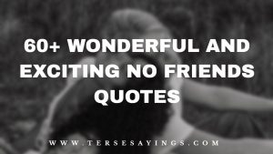 60+ Wonderful and Exciting No Friends Quotes