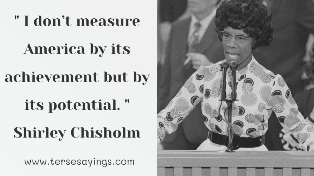 Shirley Chisholm Quotes