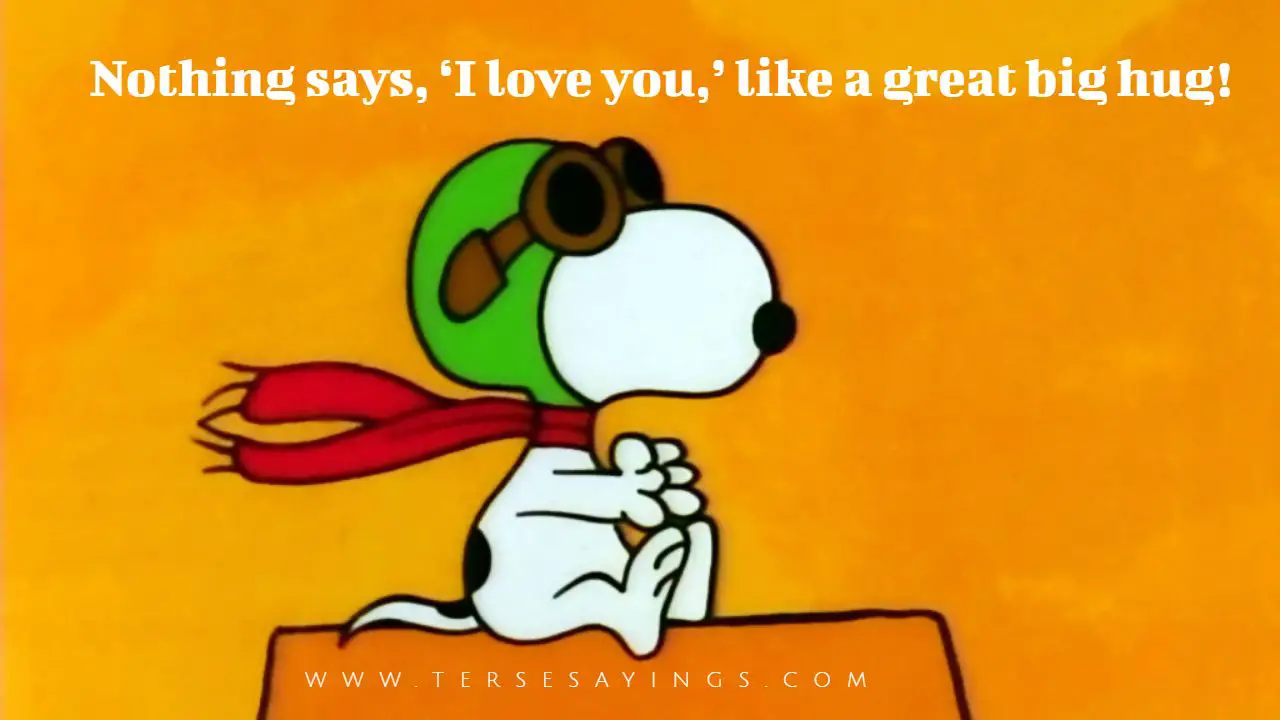 snoopy quotes about love