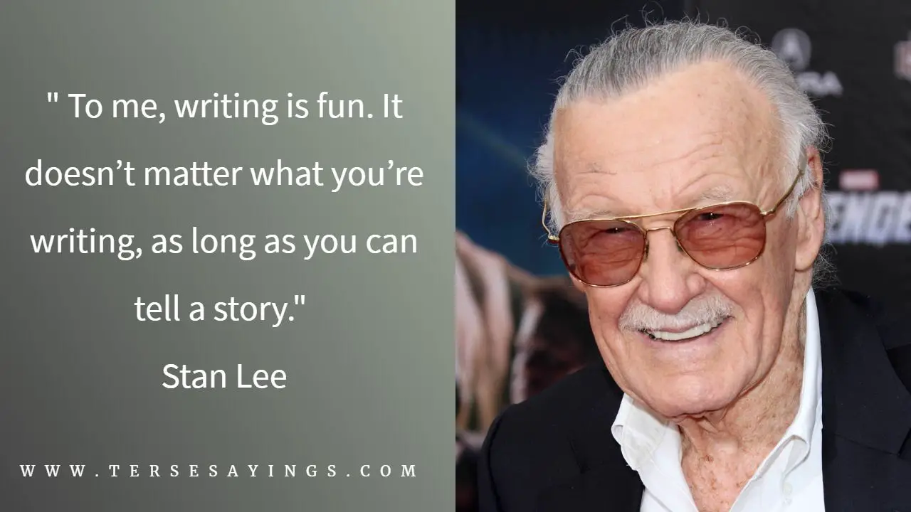 Stan Lee Quotes about Writing