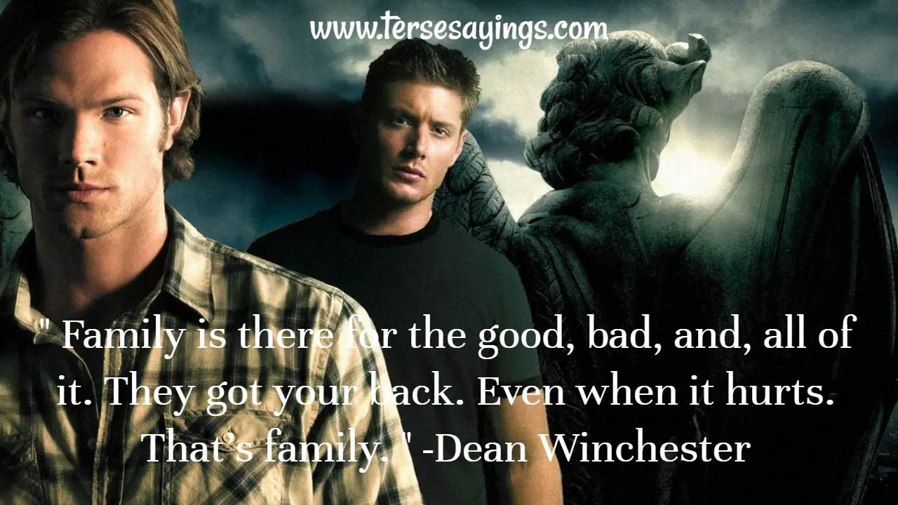 Supernatural Quotes Family