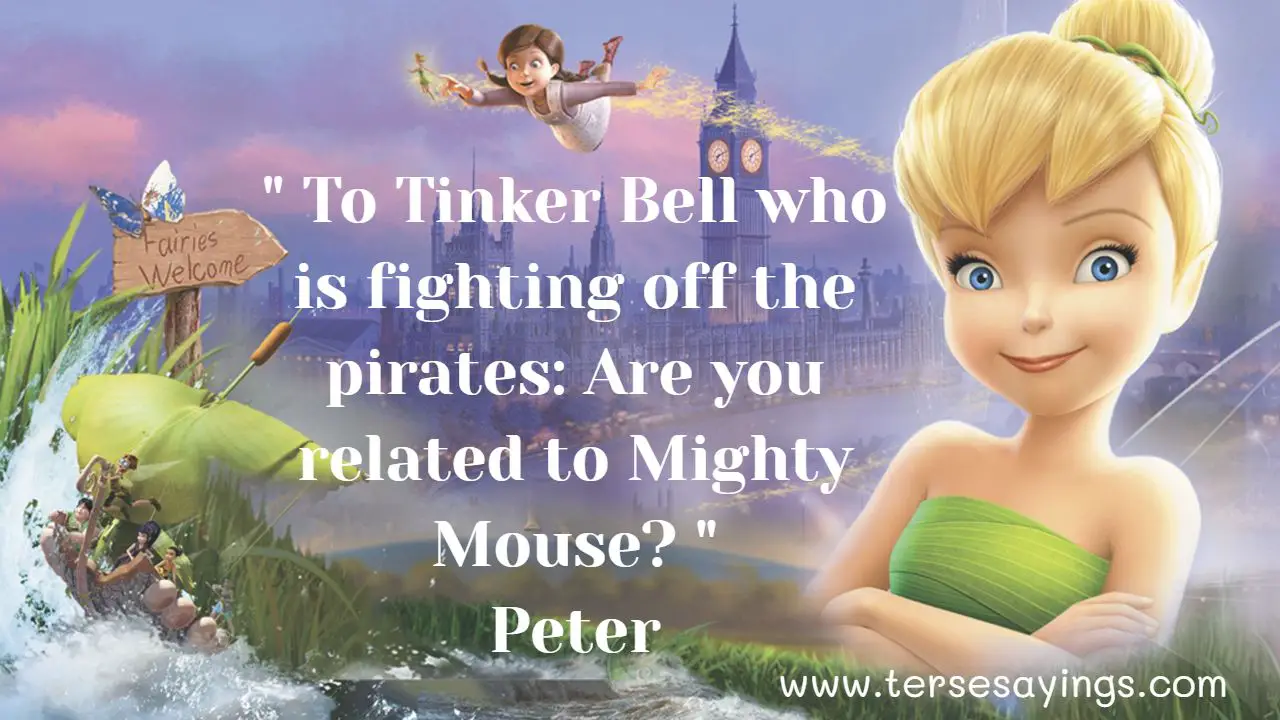 Tinker Bell Quotes to Peter Pan
