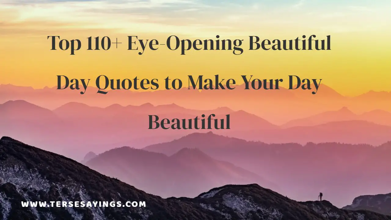 Beautiful Day Quotes