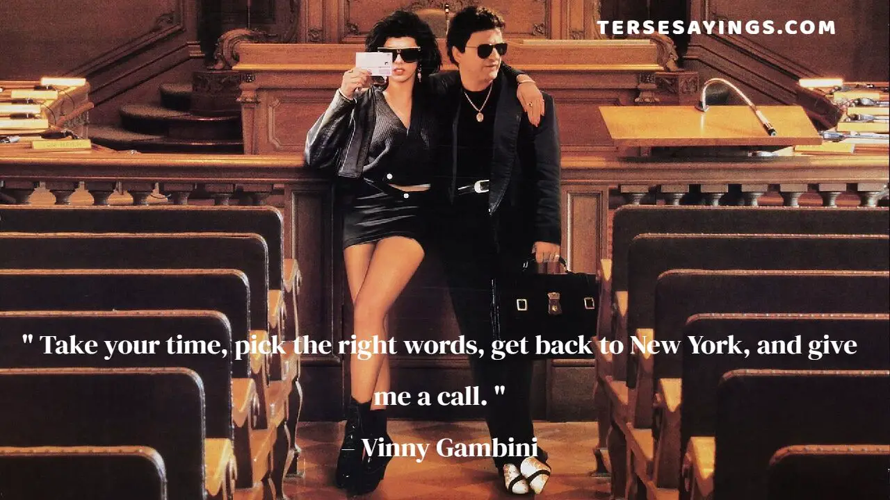 Famous My Cousin Vinny Quotes